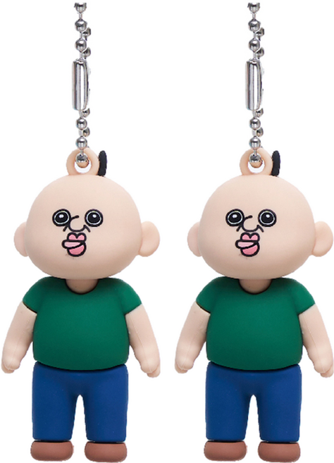 피노키오 빵빵이의일상 피규어 키링 랜덤발송, 2개