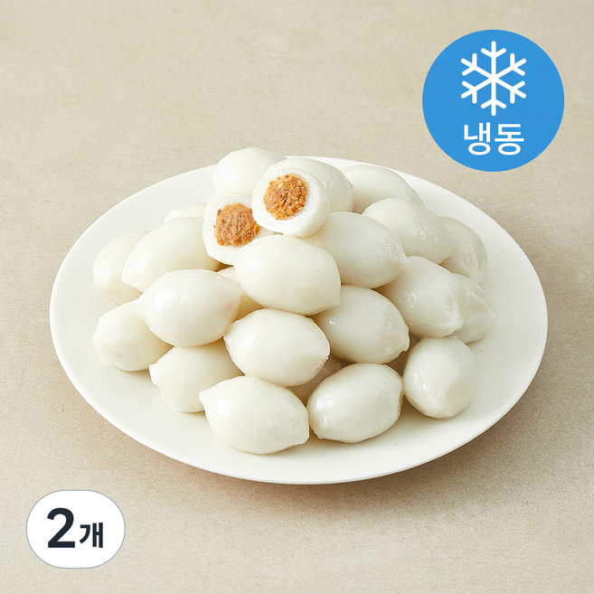 끼니엔 우리쌀 흰송편 (냉동), 1kg, 2개, 1개입