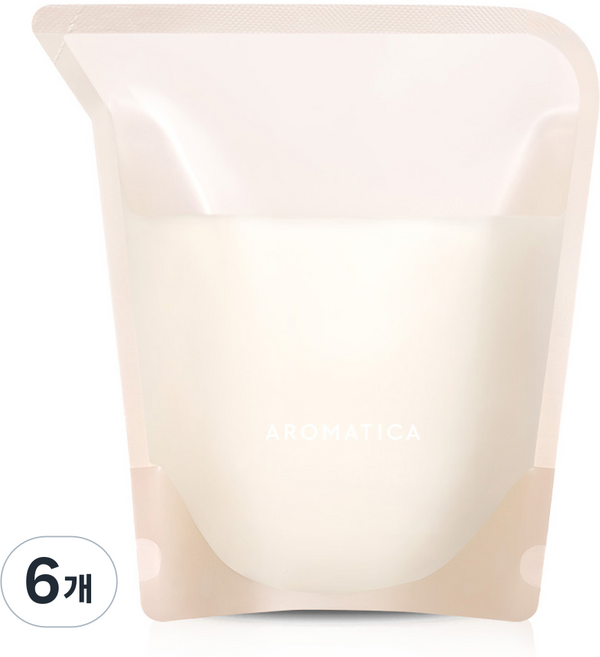 아로마티카 헤어 씨크닝 컨디셔너 리필 로즈마리, 500ml, 6개