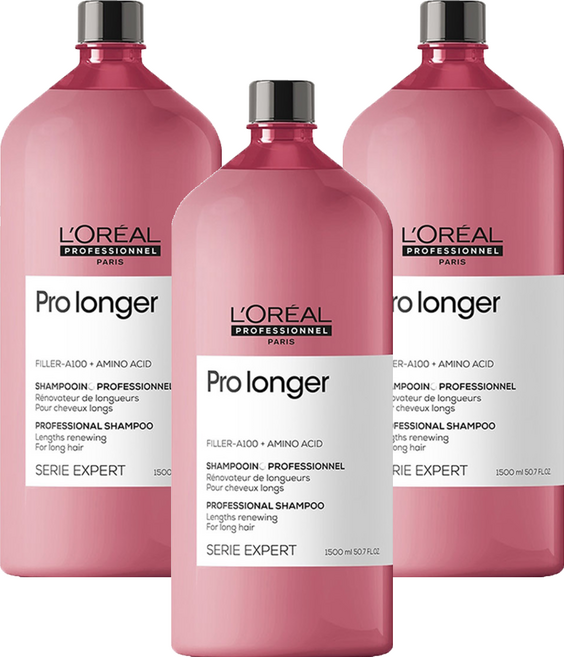 L'OREAL PROFESSIONNEL 巴黎萊雅PRO 絲漾博 甦活髮韌洗髮精, 1.5L, 3瓶