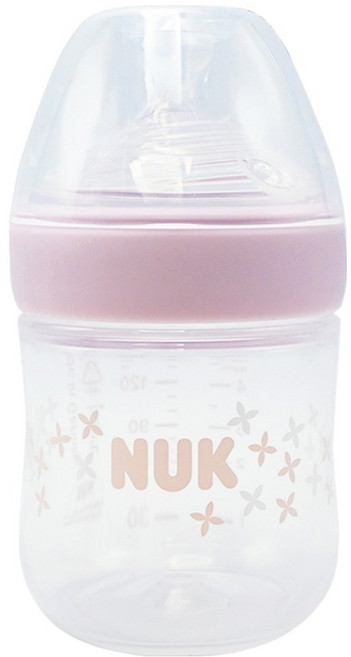 NUK Nature Sense PP奶瓶, 粉色, 150ml, 1個