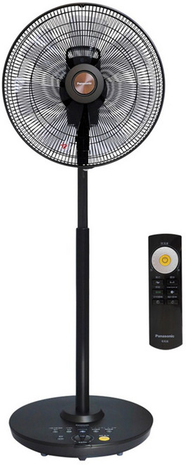 Panasonic 7片 極淨型 電風扇 黑色 nanoeX 19dB DC motor 14" FH14LXDK