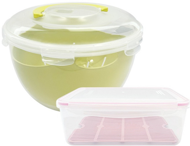 나누담 수박통 8L + 깍둑수박용기 2L 세트, 1개