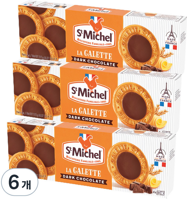 생미쉘 초코 갈라떼, 121g, 6개