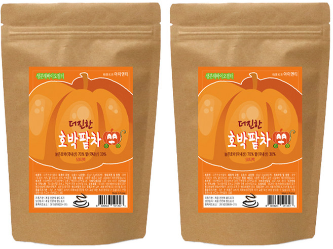 아이앤티 더진한호박팥차, 1.2g, 50개입, 2개