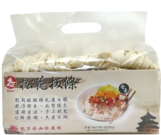 鷹馬牌 松花板條, 900g, 1包