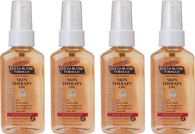 PALMER'S 帕瑪氏 全效修護精華油 玫瑰果芳香, 60ml, 4瓶