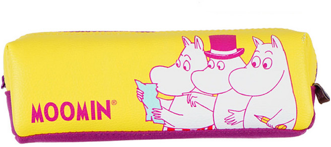 무민 투톤 필통, 옐로(215019), 1개