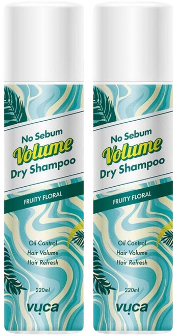 뷰카 프루티 플로럴 노세범 볼륨 드라이샴푸, 220ml, 2개