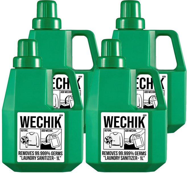 위칙 소독 섬유유연제, 4개, 1L