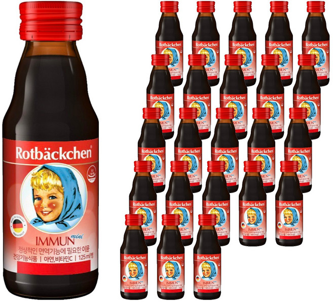 로트벡쉔 이뮨 미니 건강음료, 24개, 125ml