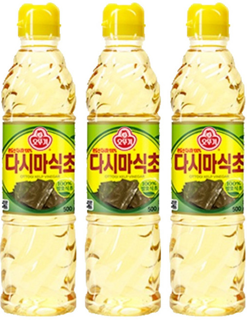 오뚜기 다시마식초, 500ml, 3개