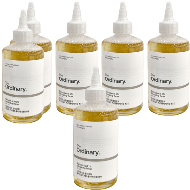 The Ordinary. 甘醇酸去角質化妝水, 240ml, 6瓶