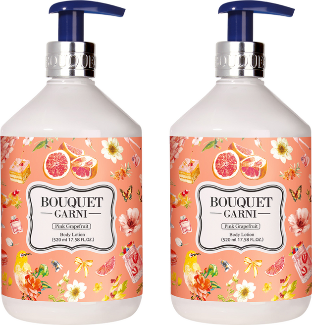 BOUQUET GARNI 香氛身體乳液 Pink Grapefruit, 520ml, 2瓶