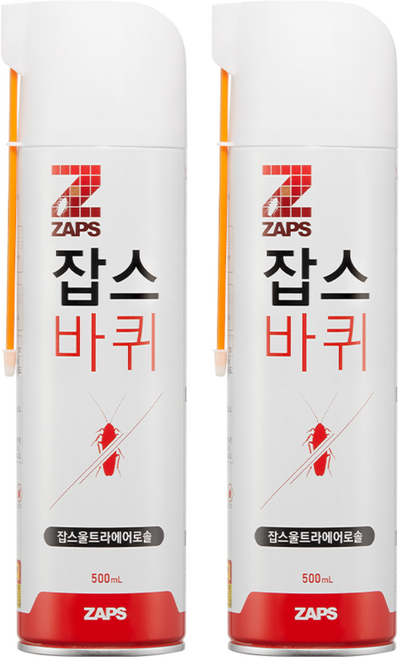 잡스 울트라에어로솔 살충제, 500ml, 2개