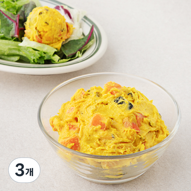 비셰프 단호박샐러드, 1kg, 3개