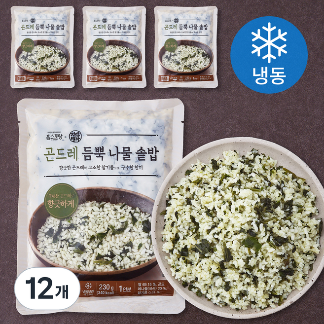 자연별곡 곤드레 듬뿍 나물 솥밥 (냉동), 230g, 12개