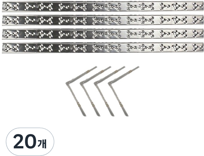 케리빙 비둘기 버드스파이크 실버 50cm, 300g, 20개