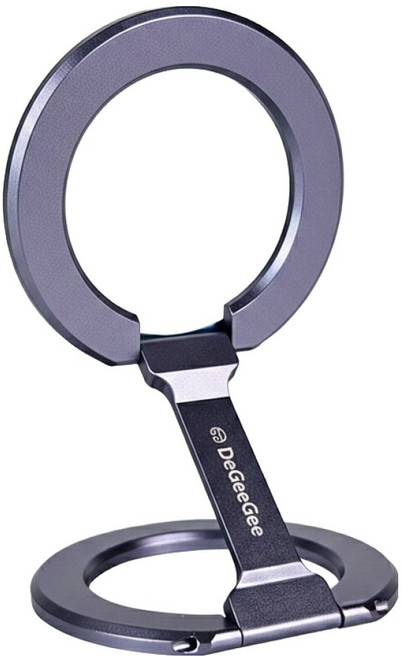 DGG MagSafe 可折疊雙環手機支架, 金屬紫, 1個