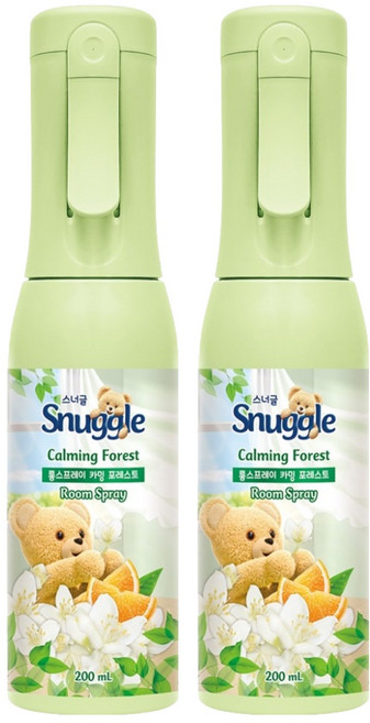 스너글 룸스프레이 카밍 포레스트 본품, 200ml, 2개