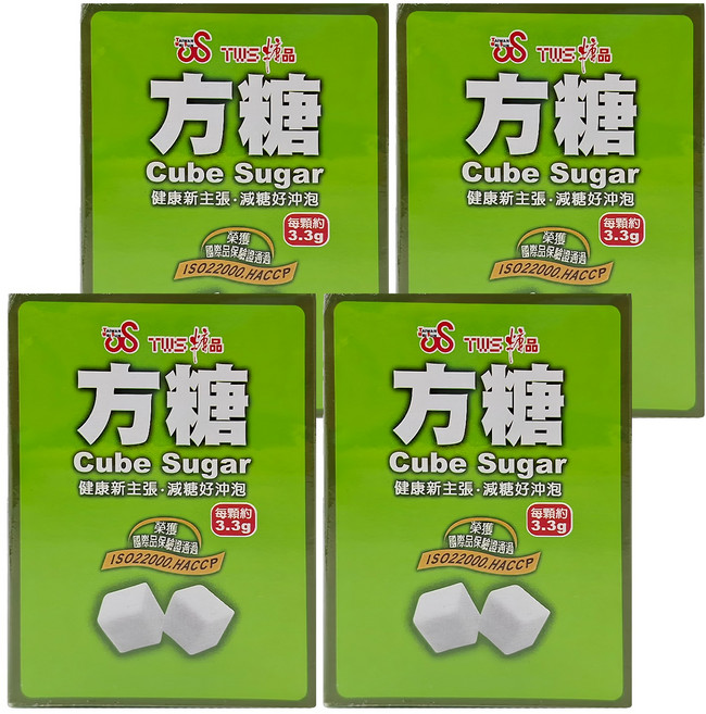 TWS 維生 方糖 105顆, 340g, 4盒