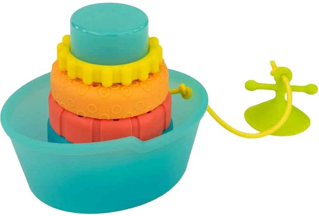 Sassy 미니배 목욕놀이완구, 옐로우 + 레드 + 그린 + 블루 + 퍼플, 1세트 - 쿠팡