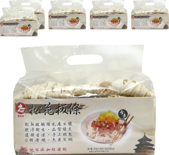 鷹馬牌 松花板條, 900g, 6包