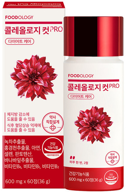 푸드올로지 정품 콜레올로지 컷 프로 다이어트 36g, 60정, 1개