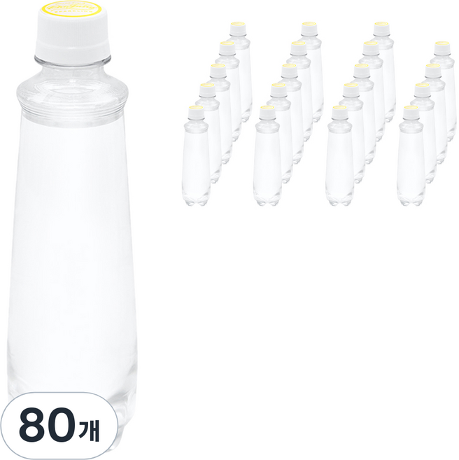 초정탄산 레몬 무라벨 탄산음료, 350ml, 80개