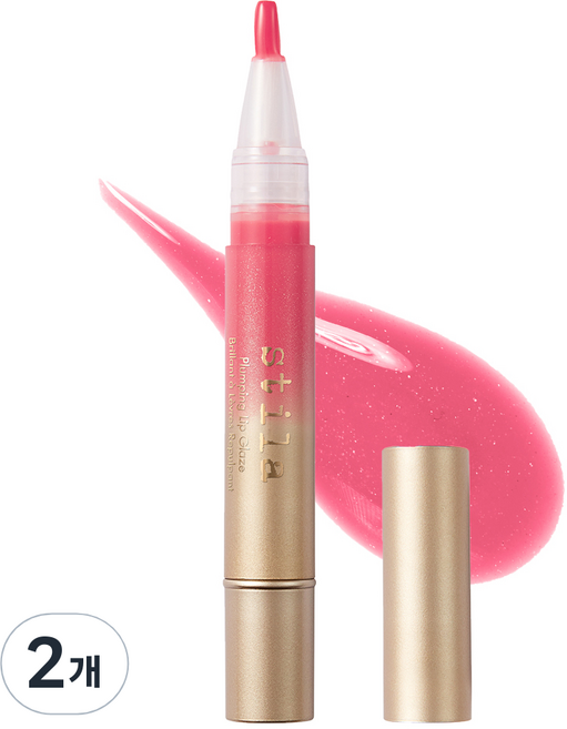 스틸라 플럼핑 립글레이즈, 플로라, 2개, 3.5ml