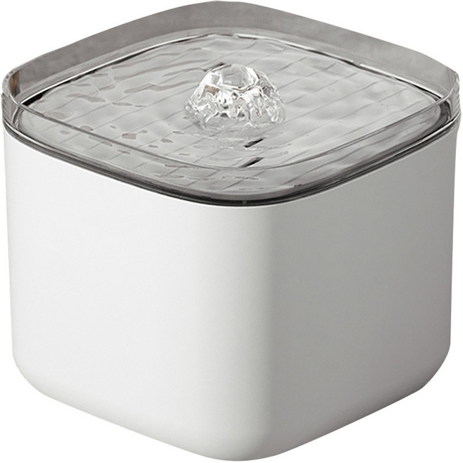 毛皇上 智能寵物飲水機 靜音 經典款 白色 貓咪 狗狗適用, 1台