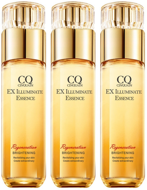 CINQUAIN 思珂 台灣公司貨 璀璨光晶透活膚露, 120ml, 3瓶