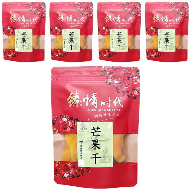 啡茶不可 芒果乾, 150g, 5包