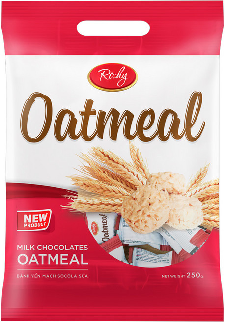 Richy 迷你一口燕麥酥, 250g, 1袋