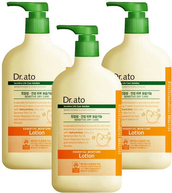 닥터아토 에센셜 모이스춰 로션, 310ml, 3개