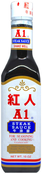 A1 紅人 牛排醬 不含防腐劑, 280g, 1瓶