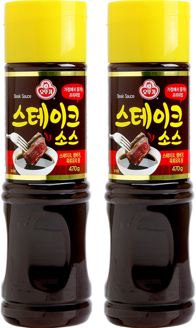 오뚜기 스테이크 소스, 470g, 2개