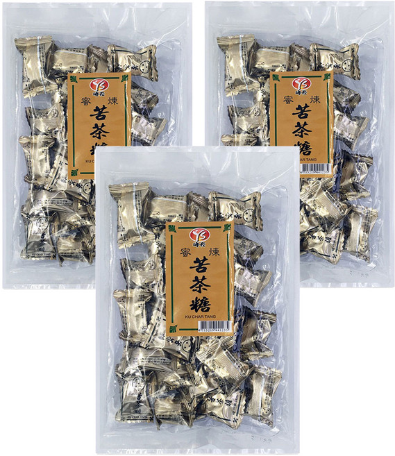 楢栩 蜜煉苦茶糖, 120g, 3袋