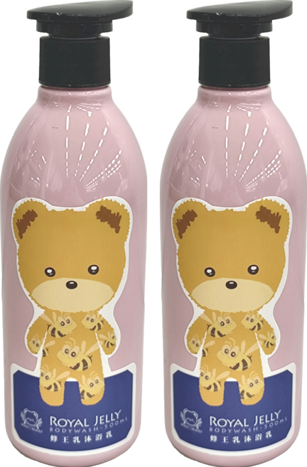 BEAR&BEARS 熊大庄 蜂王乳沐浴精, 500ml, 2瓶