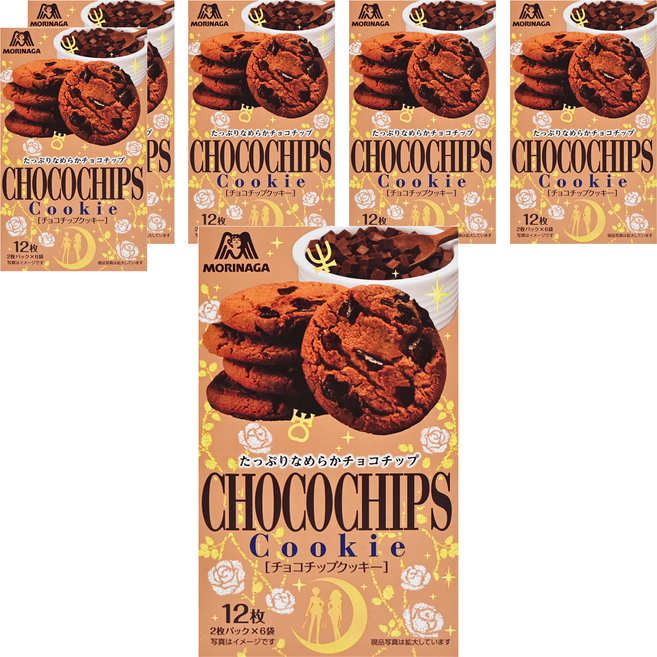 MORINAGA 森永 Biscuit 可可風味餅乾, 111.6g, 6盒