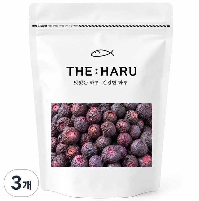 THE HARU FOODS 冷凍乾燥藍莓脆片, 30g, 3個