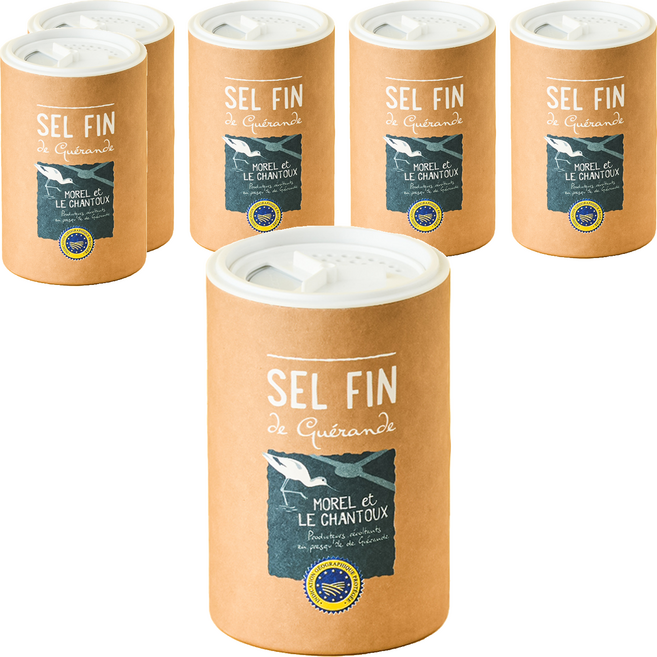 게랑드 토판 천일염 고운소금, 150g, 6개