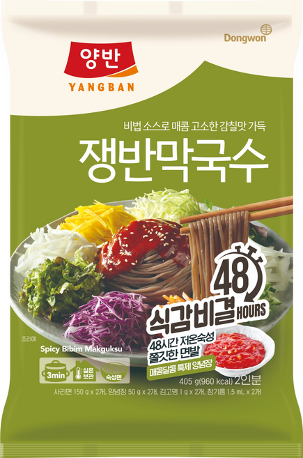 동원 면발의신 쟁반 막국수, 405g, 1개