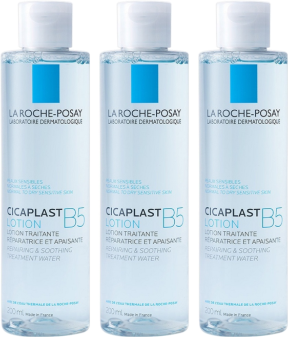 LA ROCHE POSAY 理膚寶水 台灣公司貨 B5全面修復保濕化妝水, 200ml, 3瓶