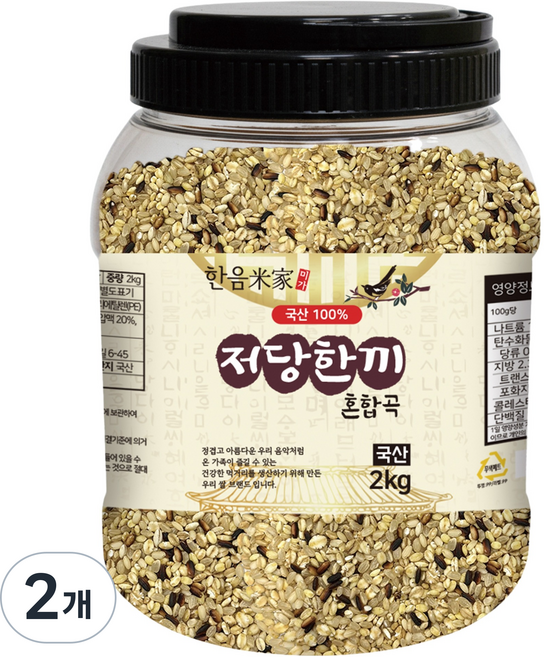 한음미가 저당한끼 혼합곡, 2kg, 2개
