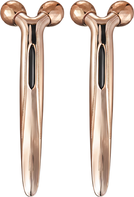 Andorse 3D緊緻V臉按摩棒 香檳玫瑰 臉部身體按摩 提拉緊緻, 2支