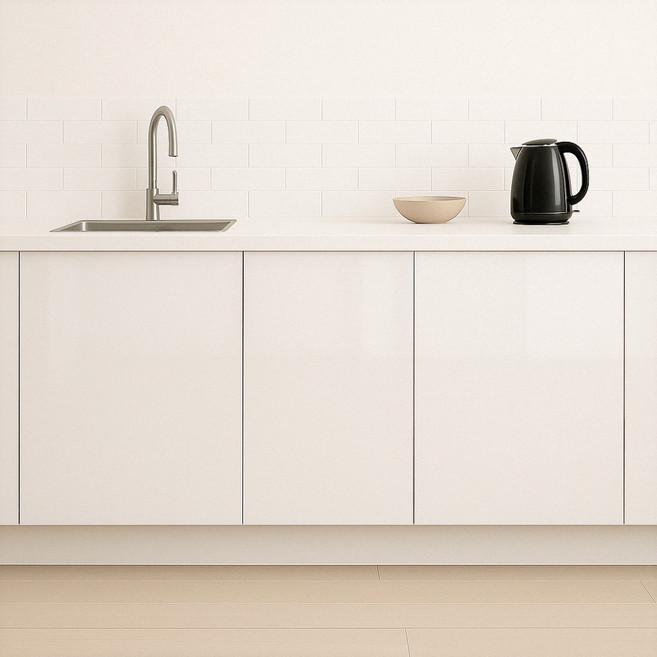 데코리아 현대인테리어 에어프리 생활방수 접착식 고광택 하이그로시 시트지필름, HG993아이보리고광택, 1230mm x 5m