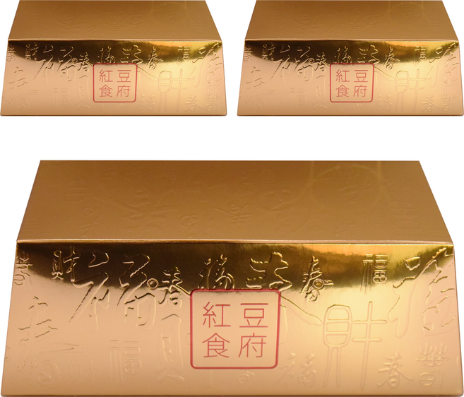 紅豆食府 蛋捲金磚禮盒 3個, 36g, 3盒