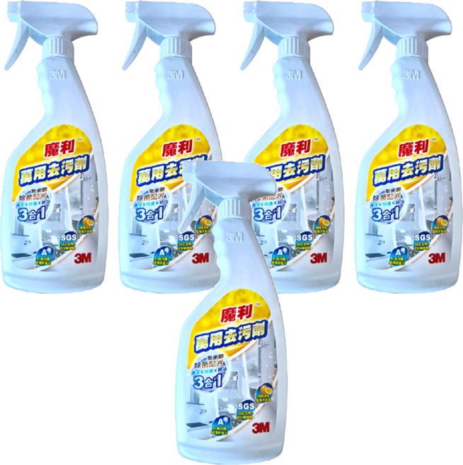 3M 魔利 萬用去污劑, 500ml, 5瓶