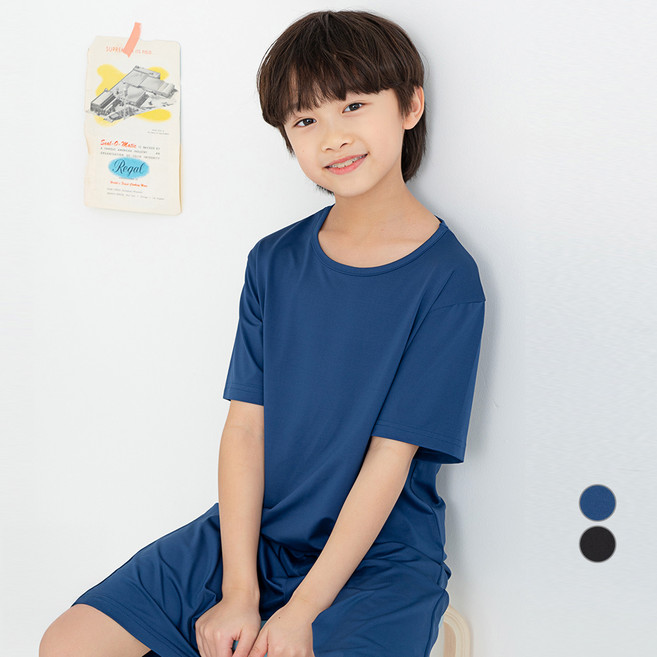 롤리트리 아동 에어로쿨 퀵드라이 5부 라운지웨어 세트